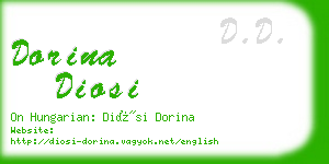 dorina diosi business card